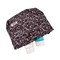 Wrapables Cosmetic Pouch, Makeup and Toiletry Travel Bag, Flowers on Black